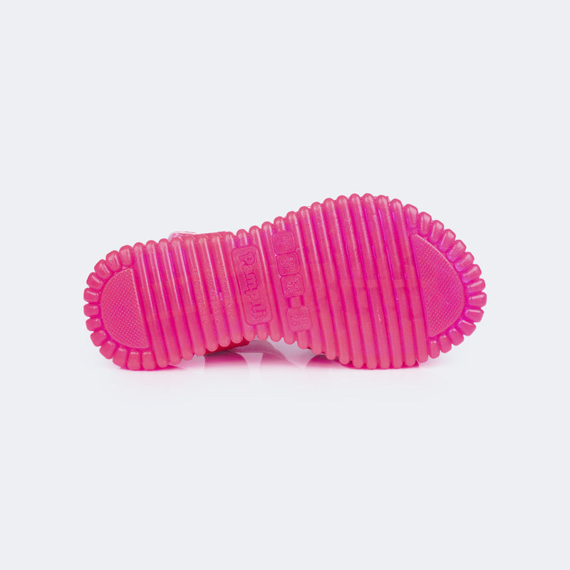 Sandália Infantil Feminina Candy Tiras Pink