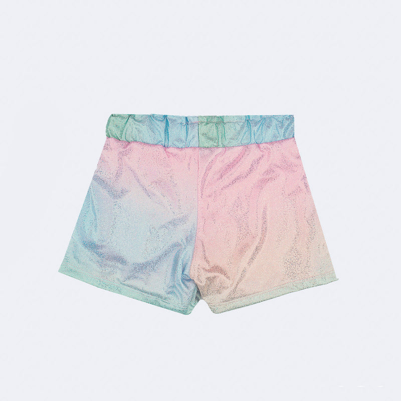 Short Infantil Pampili Evasê Candy Tie Dye