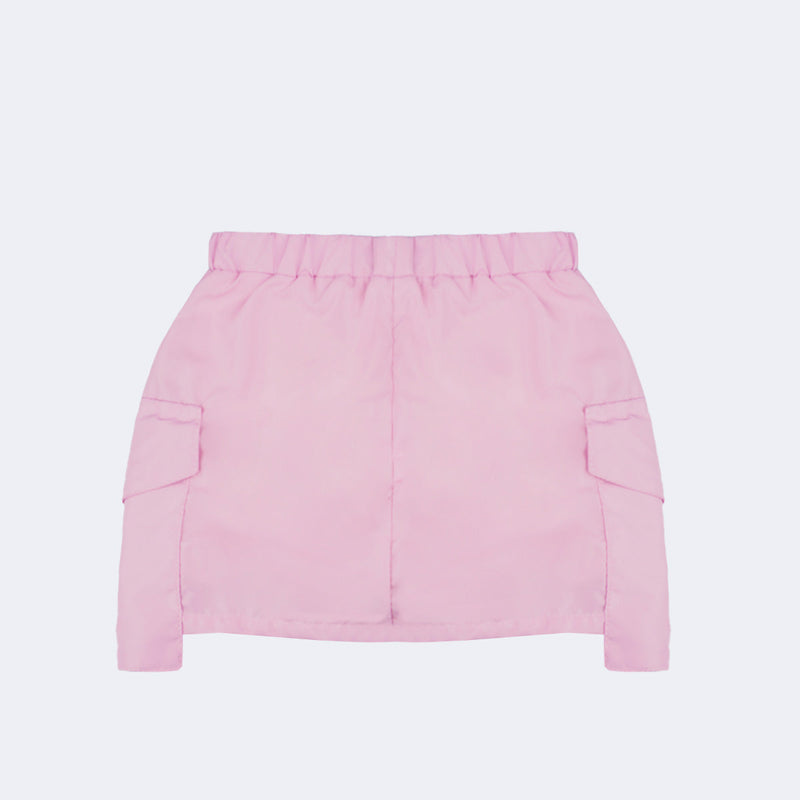Saia Infantil Pampili Cargo Rosa Claro