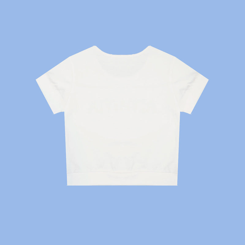 Camiseta Infantil Pampili Amour Off White
