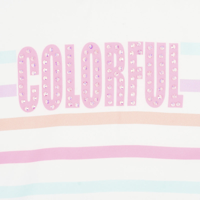 Camiseta Infantil Pampili Colorful Off White