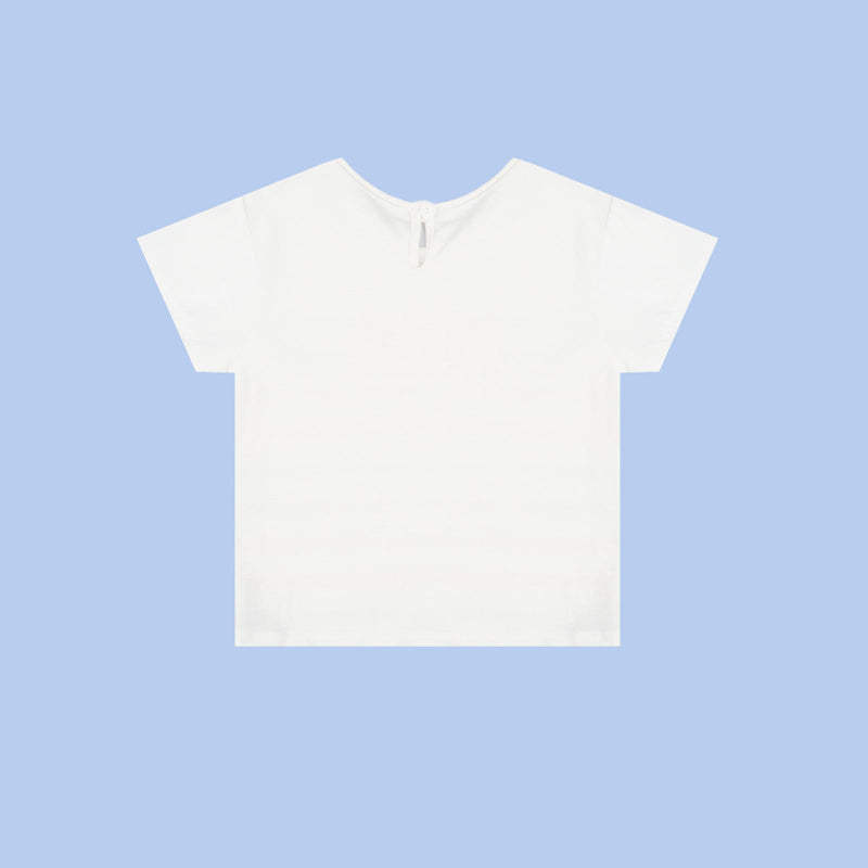 Camiseta Infantil Pampili Colorful Off White