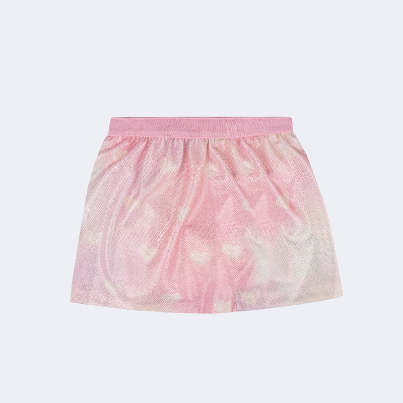 Short Saia Infantil Pampili Tie Dye Rosa