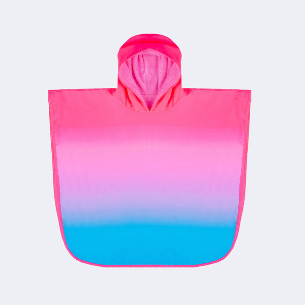 Roupão de Banho Infantil com Capuz Pampili Degradê Pink