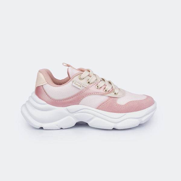Tênis Infantil Feminino Winnie Rosa Cream