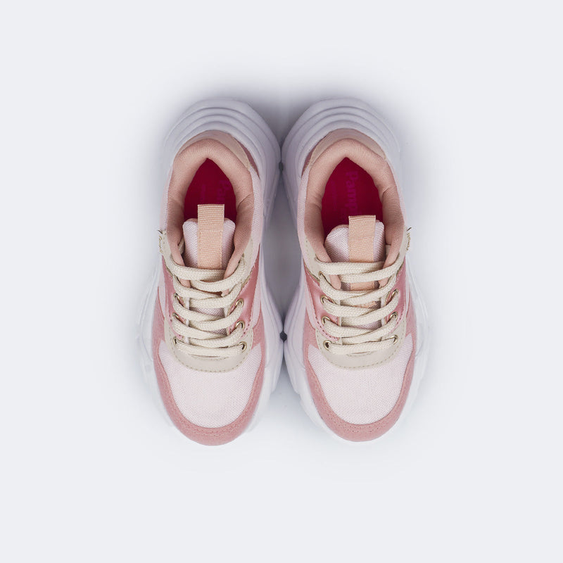 Tênis Infantil Feminino Winnie Rosa Cream