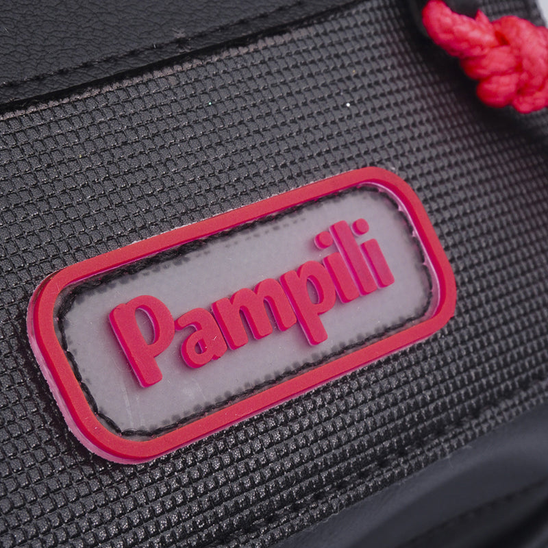 Bolsa Tiracolo Infantil Pampili Repartições Preta