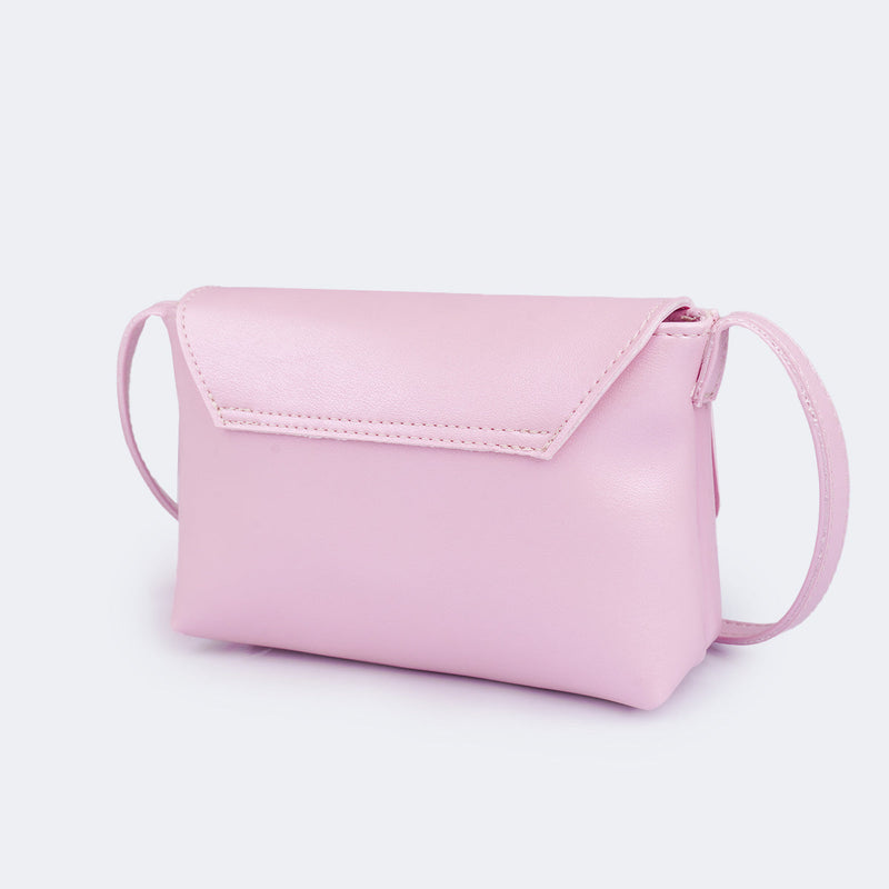 Bolsa Tiracolo Infantil Pampili com Mini Borboletas Rosa