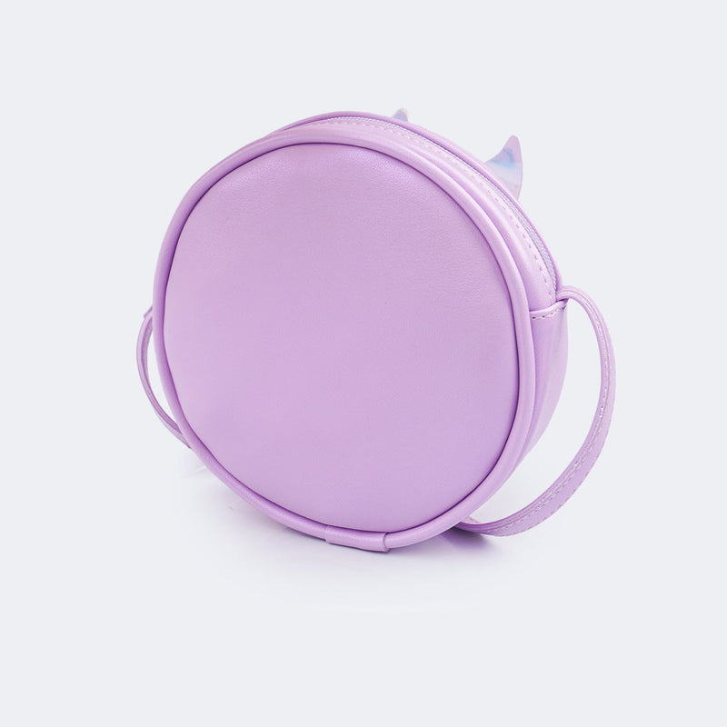 Bolsas de Led Infantil Feminina com Cauda de Sereia Lilás