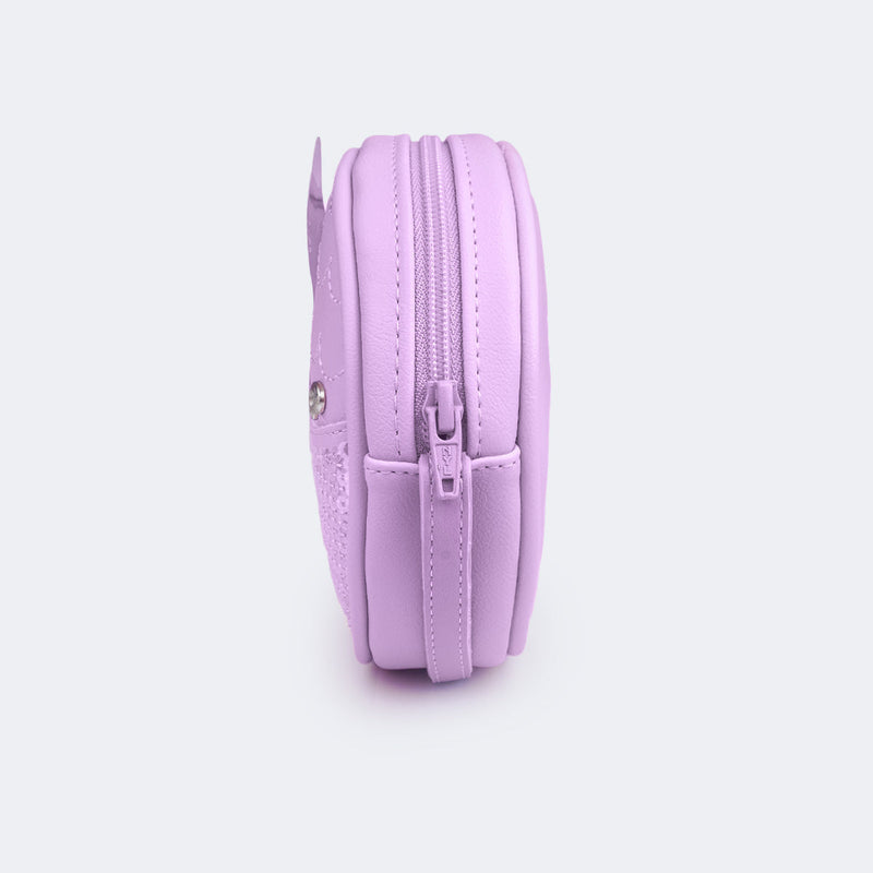Bolsas de Led Infantil Feminina com Cauda de Sereia Lilás