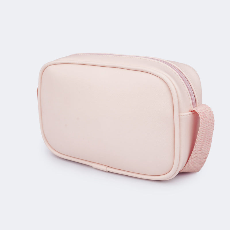 Bolsa Infantil Tiracolo Pampili com Miçangas Pêssego