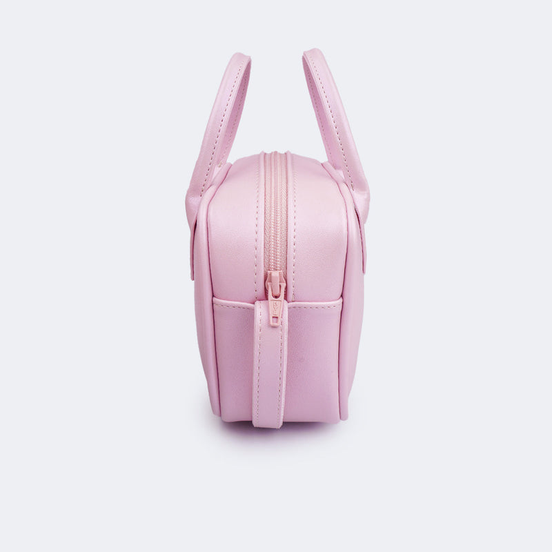Bolsa Tiracolo Infantil Pampili Alça Dupla Rosa