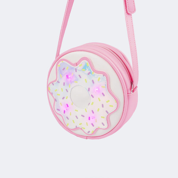 Bolsa de Led Infantil Feminina Docinho Rosa Flúor