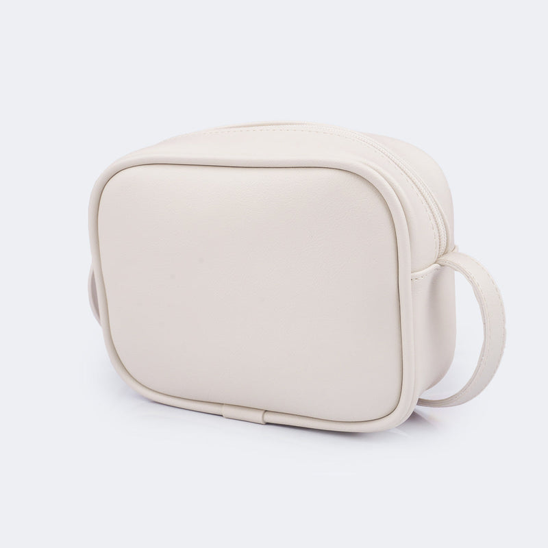 Bolsa Feminina com Chaveiro de Gatinho Nude