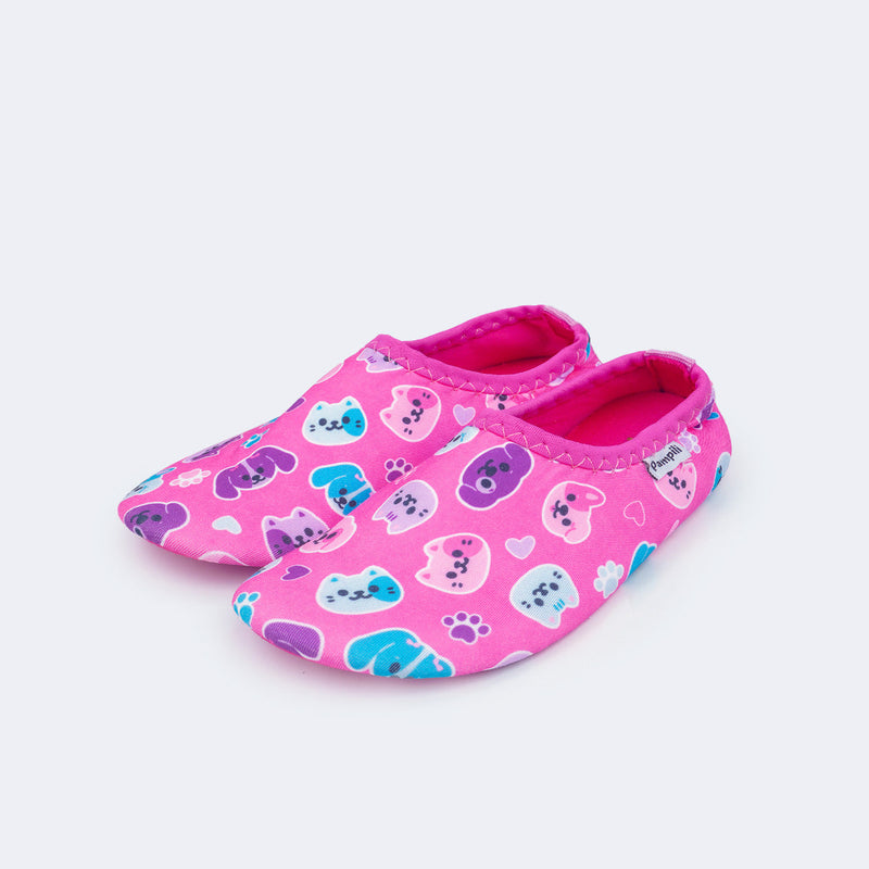 Sapatilha Infantil Bem-Me-Quer Pets Rosa