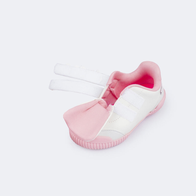 Tênis Infantil Pampili Yuyu com Borboletas Branco