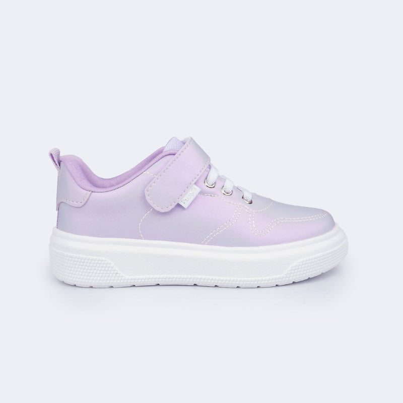 Tênis Infantil Feminino XP24 Costura Perolado Lilás