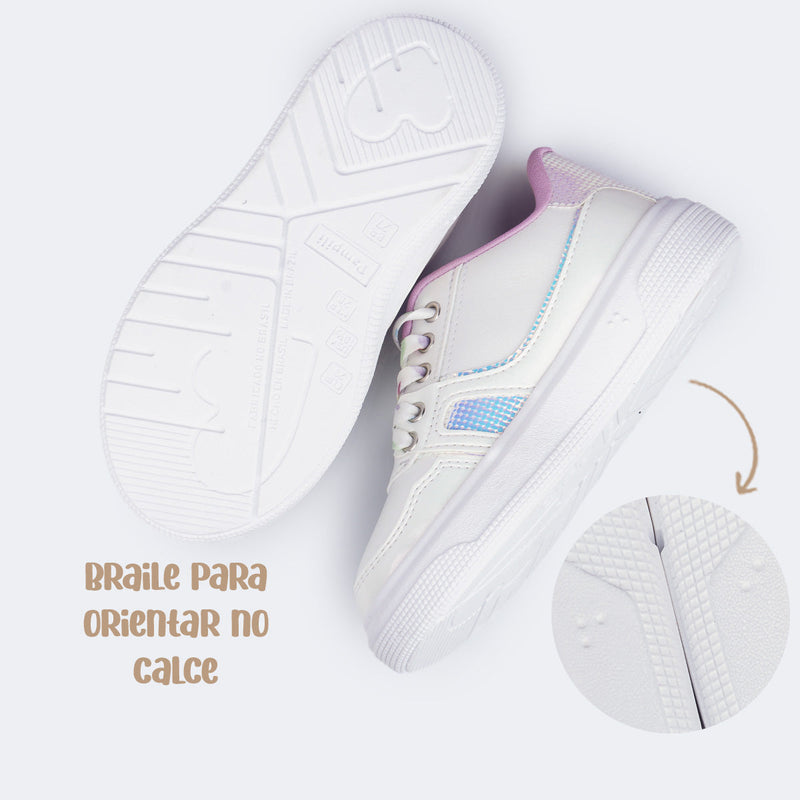 Tênis Infantil Feminino XP24 Customize Branco