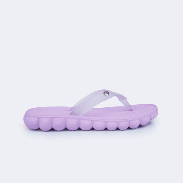 Chinelo Infantil Pampili Puffly Lilás