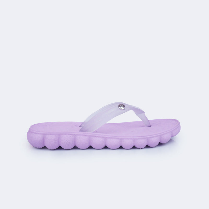Chinelo Infantil Pampili Puffly Lilás
