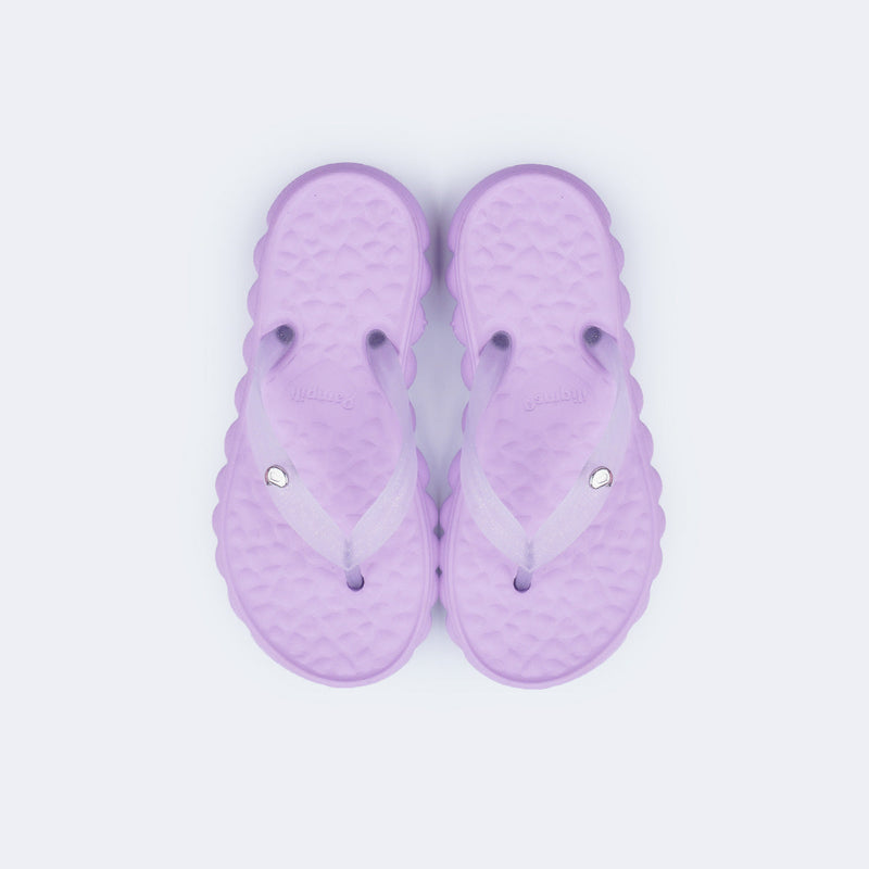 Chinelo Infantil Pampili Puffly Lilás