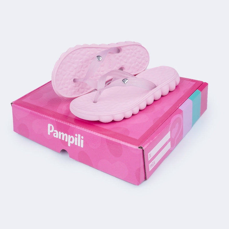 Chinelo Infantil Pampili Puffly Rosa