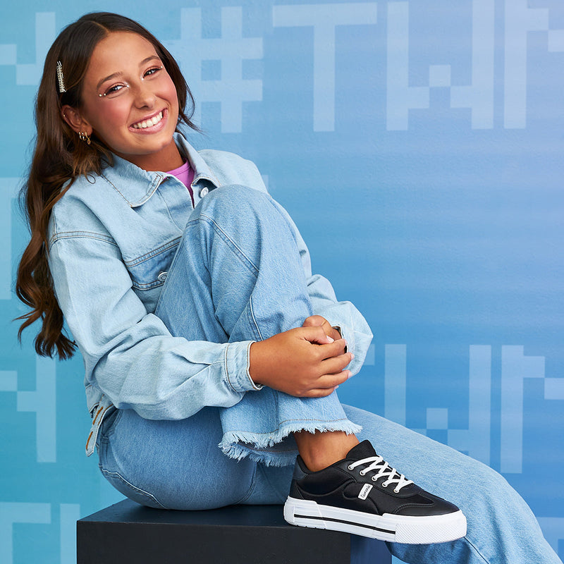 Tênis Feminino Tweenie Space Comfy Lycra Preto