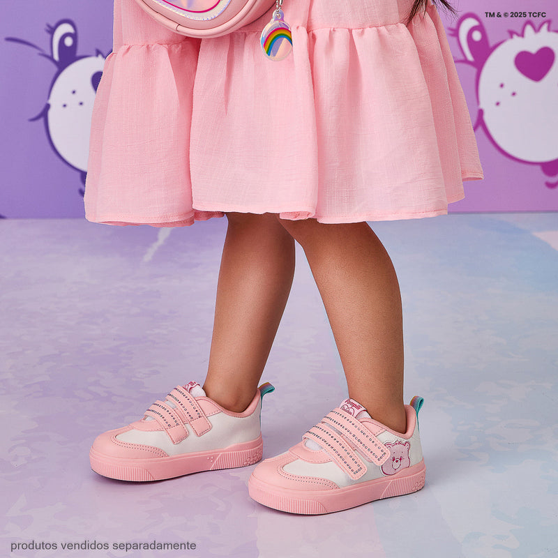 Tênis Infantil Pampili Yumi Ursinhos Carinhosos Rosa