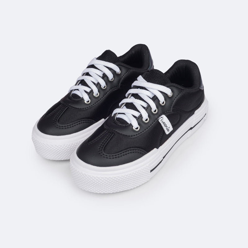 Tênis Feminino Tweenie Space Comfy Lycra Preto
