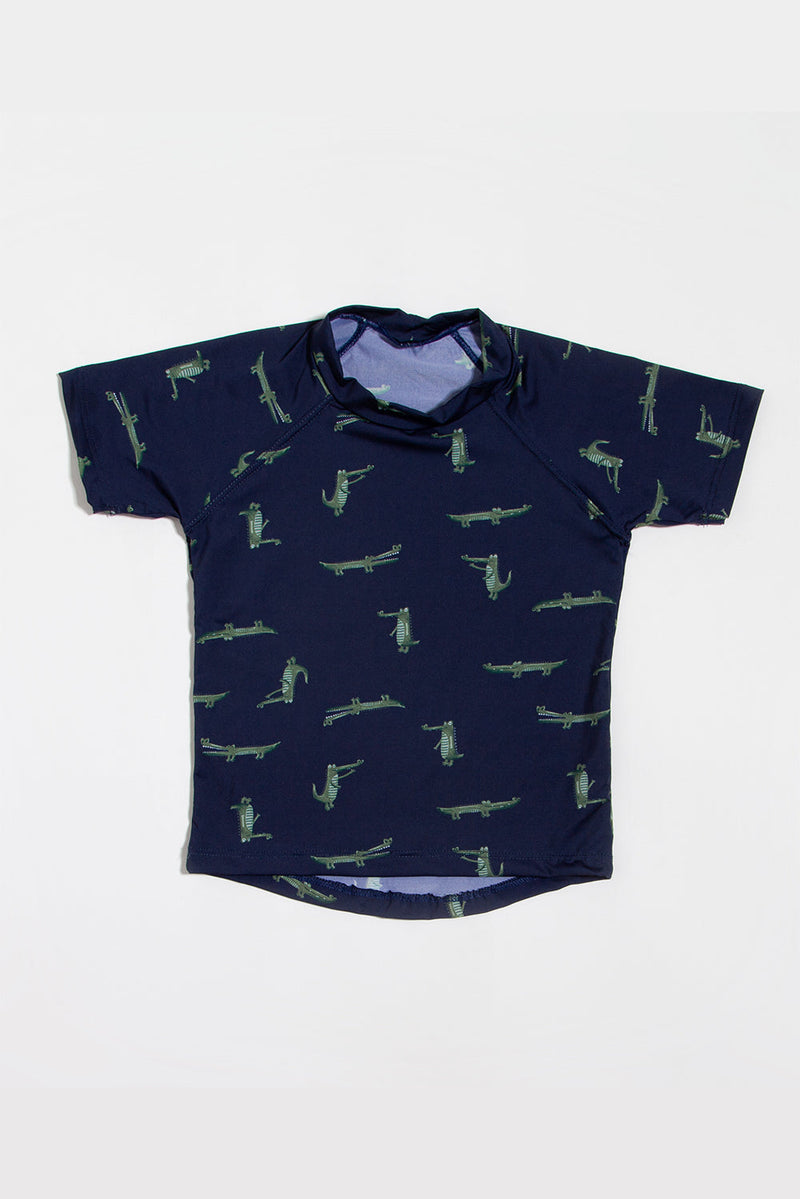 Kit Sunga e Blusa UV Jacaré