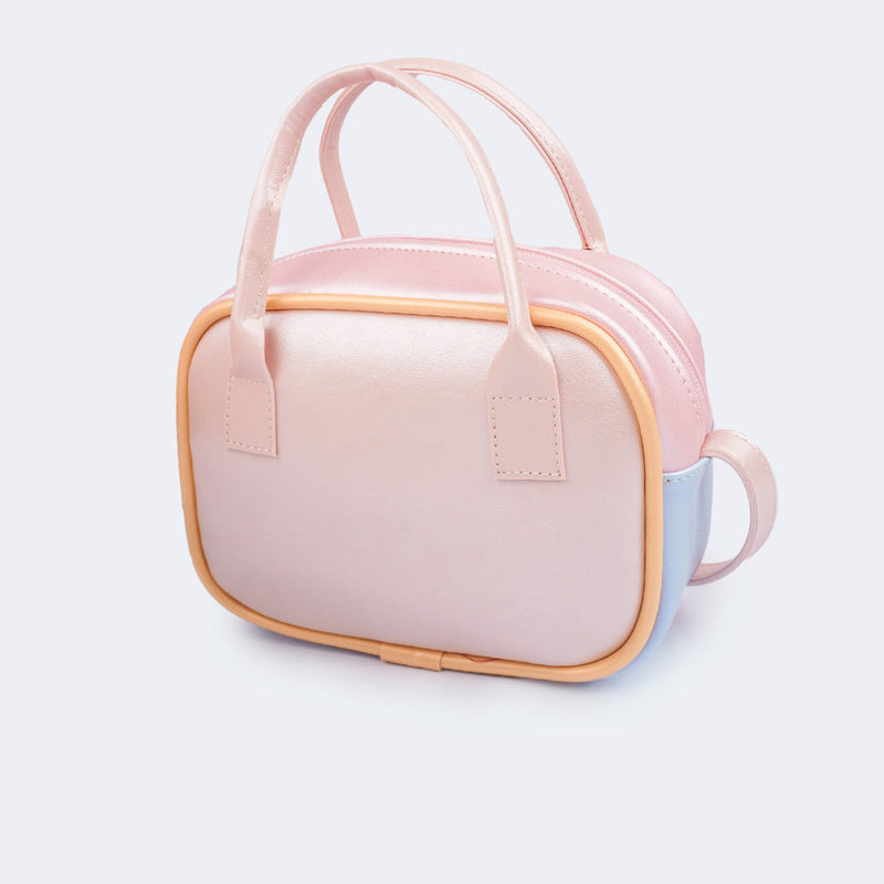 Bolsa Tiracolo Infantil Pampili Alça Dupla Colorida