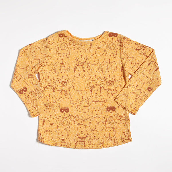 Camiseta Manga Longa Ursos